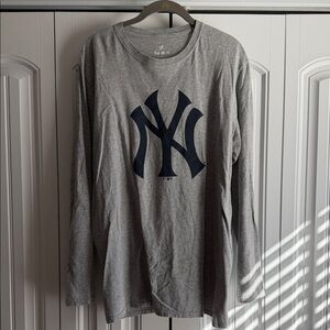 MENS FANATICS NEW YORK YANKEES LONG SLEEVE TEE